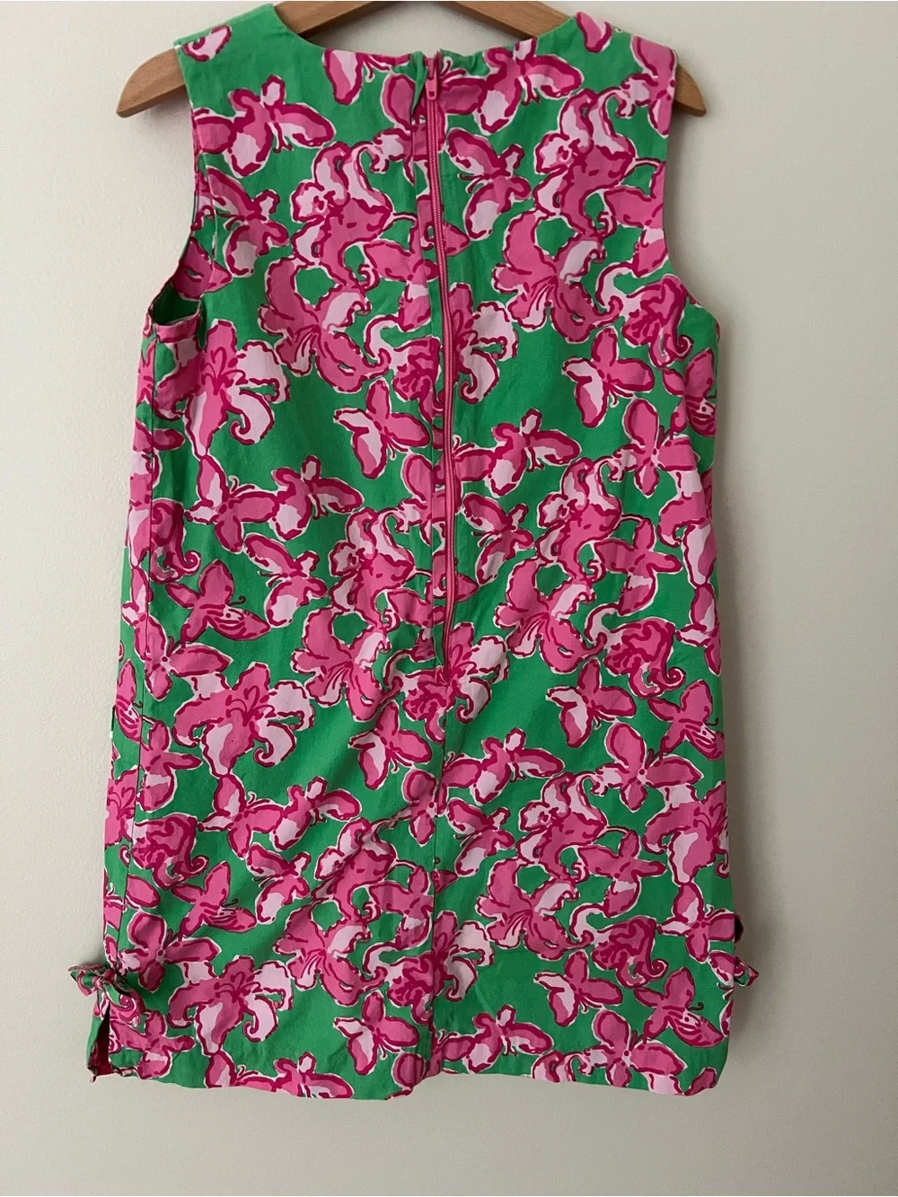 Lilly Pulitzer | Girls’ Pink & Green Butterfly Pattern Dress Size 8